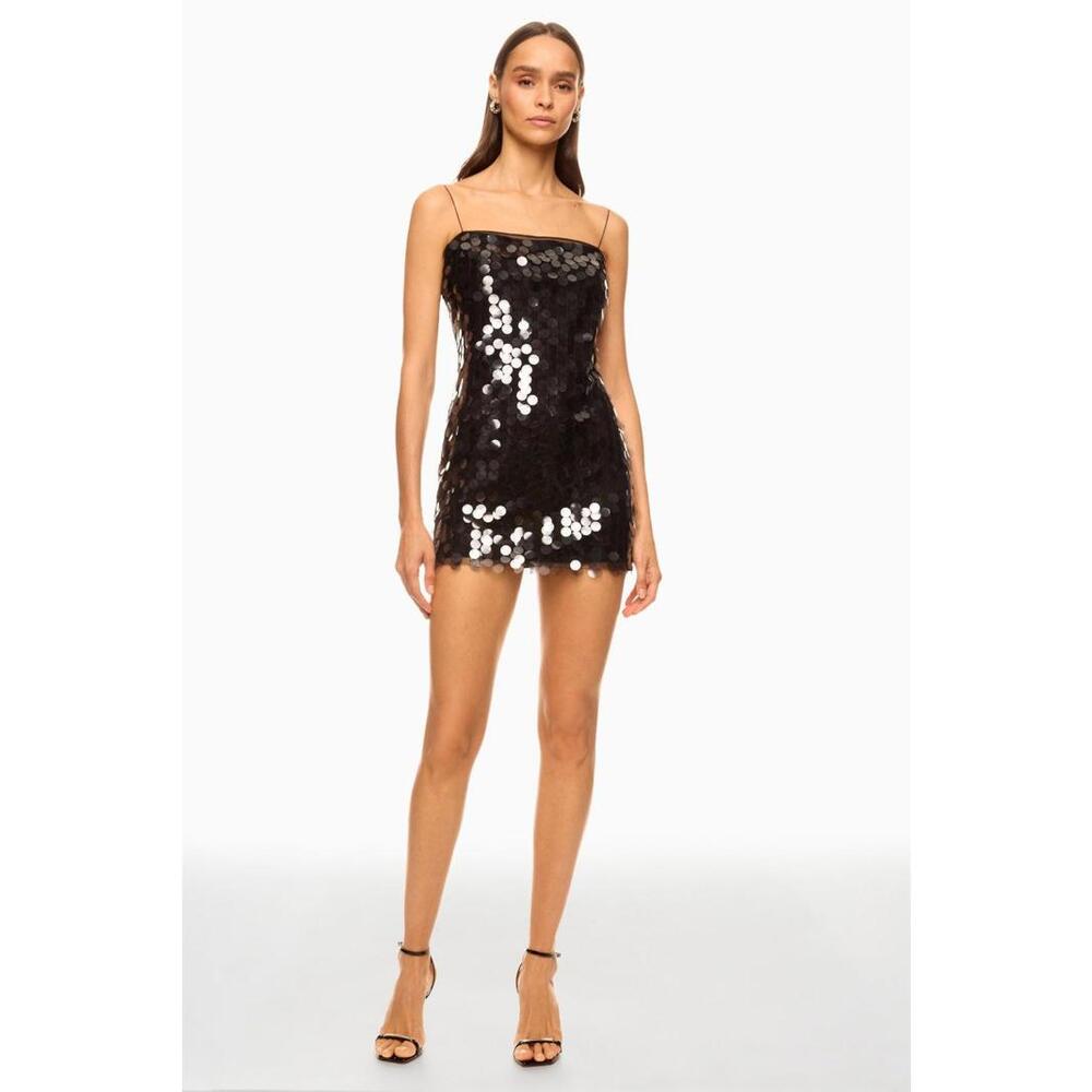 16ARLINGTON Fia Black Mini Dress Size 6